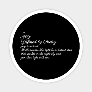 Joy Poem Magnet